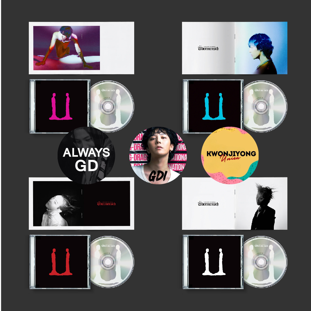 G-DRAGON — Übermensch U.S. Edition, Four Types (First Group Order)